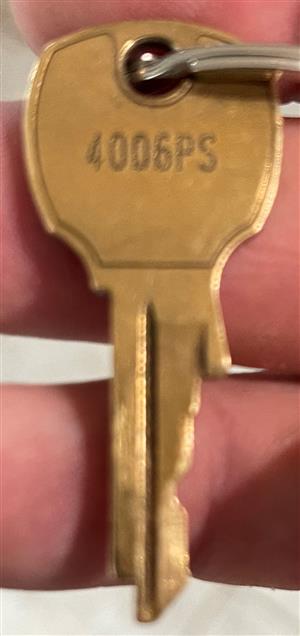 CompX 4006PS Mailbox Lock Key