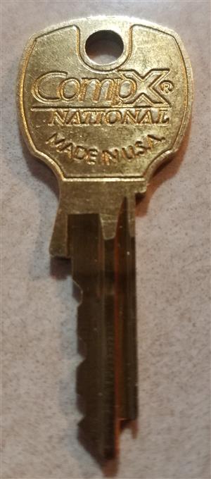 CompX National Mailbox Lock Keys