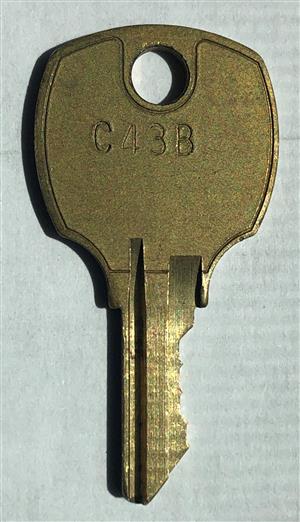 CompX Sentry C43B Lock Key