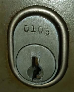 Corry Jamestown D105 File Cabinet Lock Key