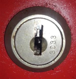 Craftsman 3033 Toolbox Lock key