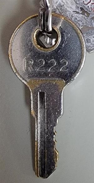 Croyden R222 File Lock Key