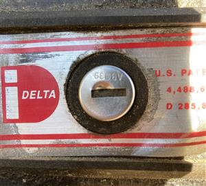 Delta AB039 Toolbox Lock Key