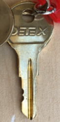 Detex Lock Keys