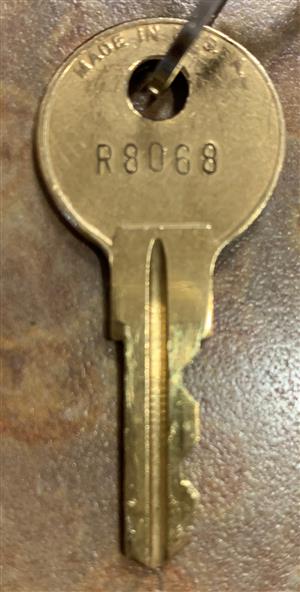 Diebold R8068 Lock Key