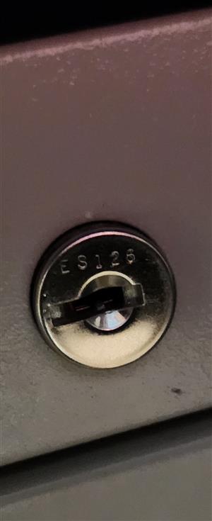 ESP ES126 File Cabinet Lock Key