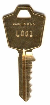 ESP Hudson HON L001 File Cabinet Lock Key