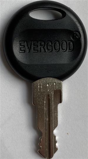 Evergood H11 Lock Key