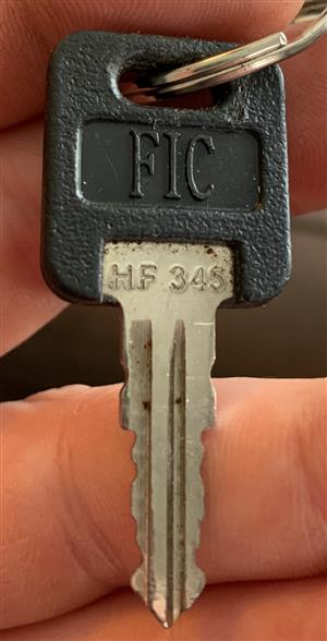 Fastec Industrial FIC HF345 RV Lock Key