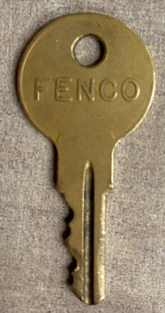 Fenco File Cabinet Lock Keys