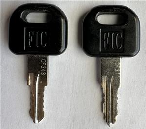 FIC CF311 CF343 RV Lock Key