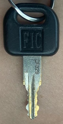 FIC CF329 RV Lock Key