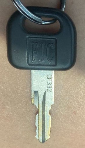 FIC CF332 RV Lock Key