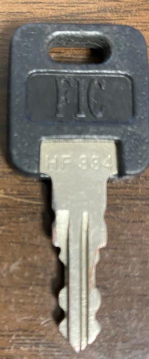 FIC Fastec Industrial HF334 Lock Key