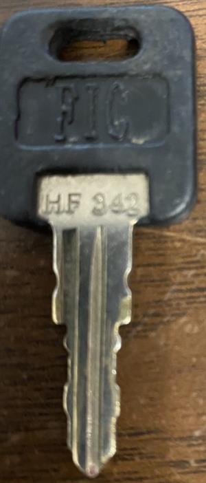 FIC Fastec Industrial HF342 Lock Key