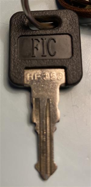 FIC HF350 RV Lock Key