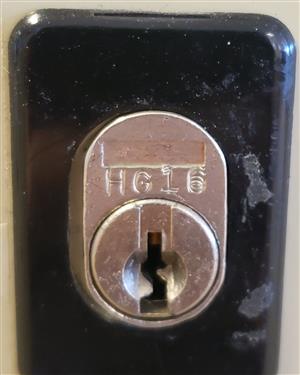 Fire King HG16 Cabinet Lock Key