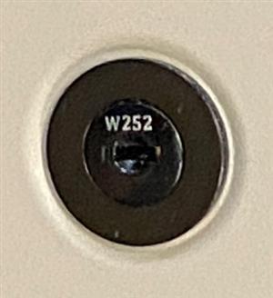 Friant W252 Cubicle Lock Key