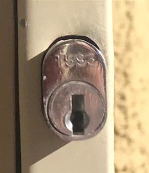 GF T593 Filing Cabinet Lock Key