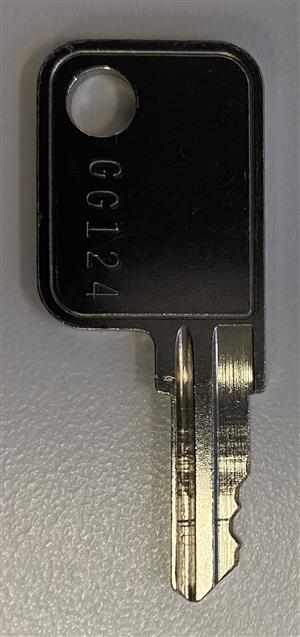 HON GG124 File Cabinet Lock Key