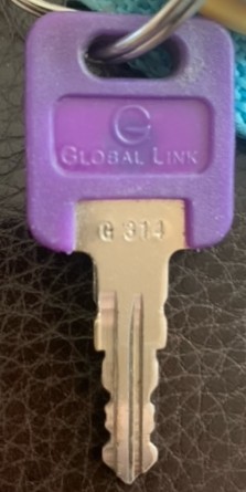 Global Link G314 RV Lock Key