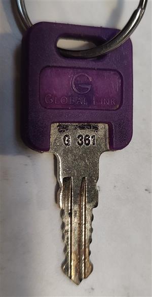 Global Link G361 RV Lock Key