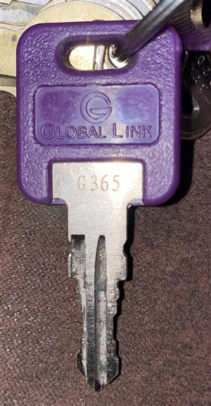 Global Link G365 RV Lock Key