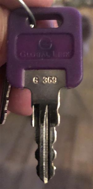 Global Link G369 RV Lock Key