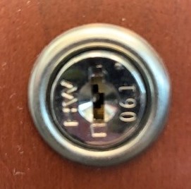 Haworth HW061 Cabinet Lock Key