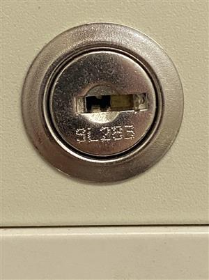 Haworth SL283 File Lock Key