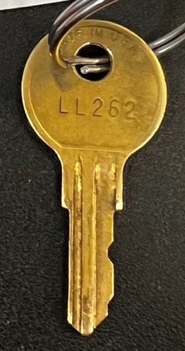 Herman Miller LL262 File Cabinet Lock Key