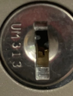 Herman Miller UM313 File Cabinet Lock Key