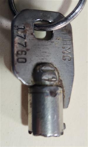 HMC17760 Tubular Lock Key