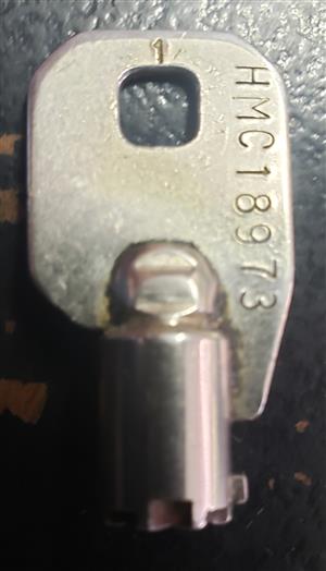 HMC ACE 18973 Tubular Lock Key