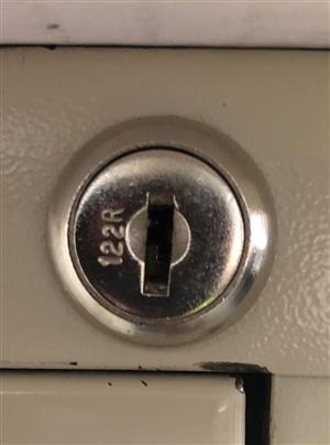 HON 122R File Cabinet Lock Key