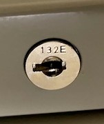 HON 132E File Cabinet Lock Key