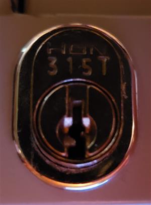 HON 315T File Cabinet Lock Key