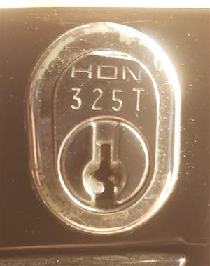 HON 325T File Cabinet Key Lock