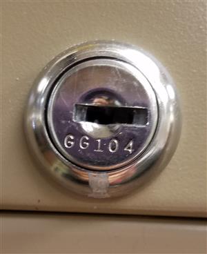 HON GG104 File Cabinet Key Lock