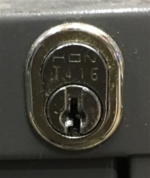 HON T416 File Cabinet Lock Key