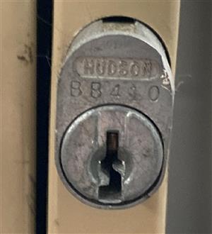 Hudson BB410 File Cabinet Lock Key