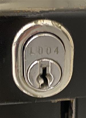 Hudson ESP L004 File Cabinet Lock Key