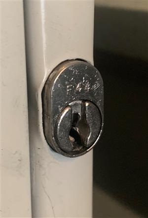 F44 File Cabinet Lock Key