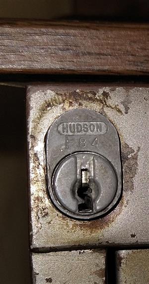 Hudson F84 File Cabinet Lock Key