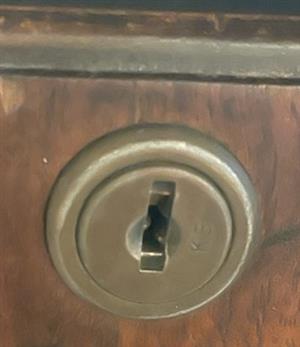 Hudson K5 Wooden Desk Cabinet Lock Key