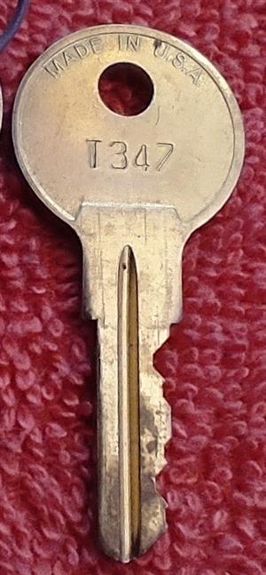 Kennedy T347 Toolbox Lock Key