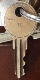 Kenstan 15 Cabinet Key