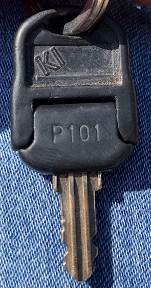 KI P101 Cabinet Lock Key