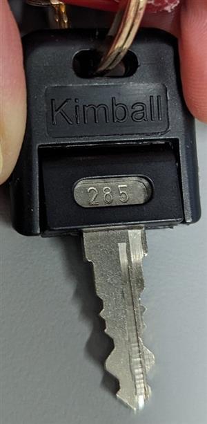 Kimball Office 285 Cabinet Lock Key