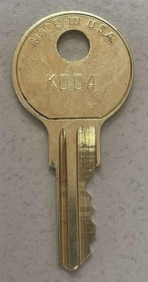 Kimball Office K4 Desk Cabinet Lock Key